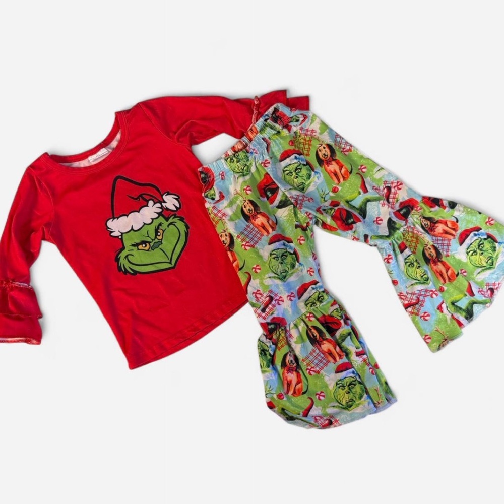 Grinch boutique Christmas outfit